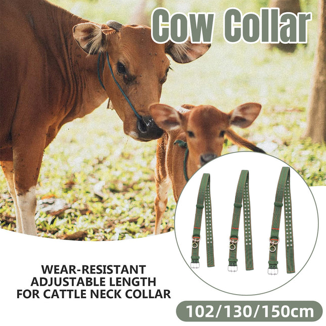 Cattle Neck Strap Adjustable Buckle Design Durable Restraint Collar Belt Tool