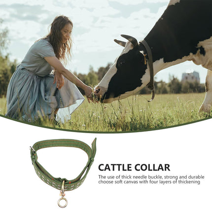 Cattle Neck Strap Adjustable Buckle Design Durable Restraint Collar Belt Tool