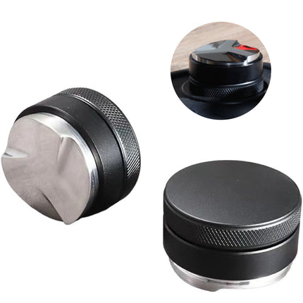Stainless Steel Coffee Tamper Flat Bottom Espresso Machine Press Powder Tool