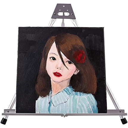 Foldable Retractable Portable Metal Easel Sketch Display Stand Stable Adjustable