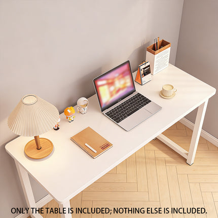 Long Narrow Study Workbench Computer Desk Writing Table For Home Office Compact