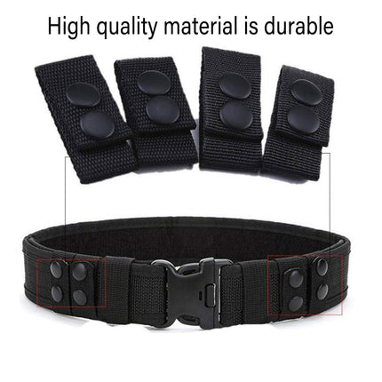 2PCS Outdoor Tactical Belt Loop Snap On Retainer Buckle Clip Holder Hiking Gear
