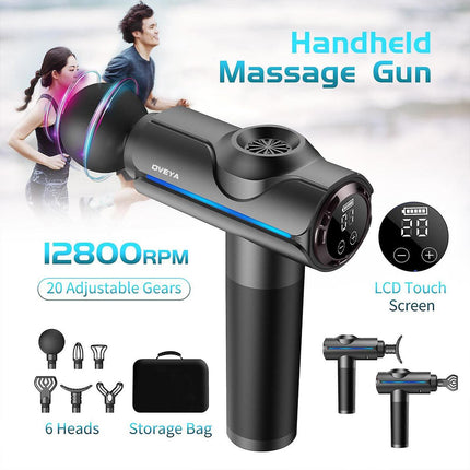 Electric Muscle Massager Gun Deep Tissue Therapy for Neck and Body Fitness