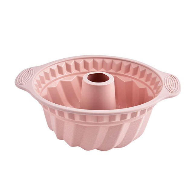 Silicone Chiffon Cake Mold Nonstick Round Mousse Baking Pan Easy Demoulding Tool