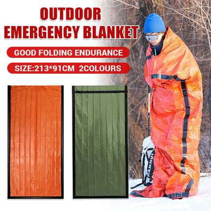 Multi-Functional Emergency Blanket Waterproof Warm Sun-Proof for First Aid Use