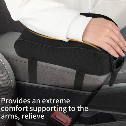 Universal Memory Foam Car Armrest Cushion Cover Height Pad Central Control Cover