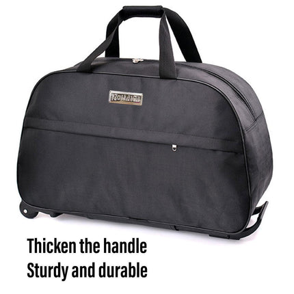 Wheeled Travel Duffle Trolley Bag Carry On Rolling Luggage Suitcase Tote Durable