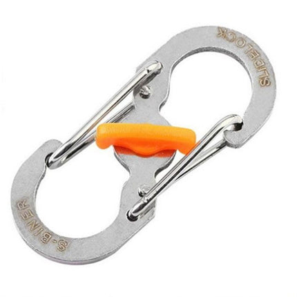 Aluminum S-biner Carabiner Keychain Clip Key Ring Snap Spring Hook Camping
