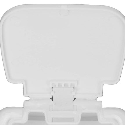 Small Plastic Desktop Storage Box with Lid Organizer Bucket for Office Home Use