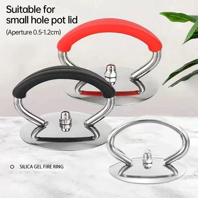 Universal Ring Pot Lid Handle Stainless Steel High Temp Resistant Kitchen