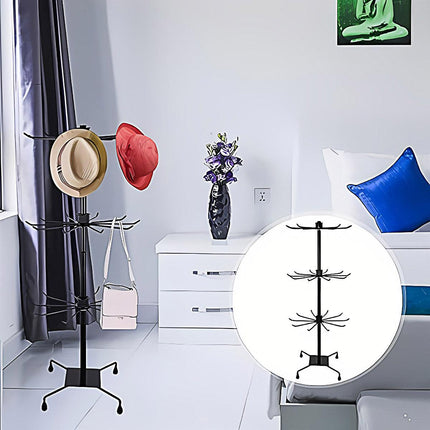 3-Tier Rotating Sock Rack Accessories Hanging Display Stand Organizer for Storage