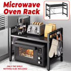 Retractable Home Double Layer Oven Rack Heat Resistant Durable Space Saving