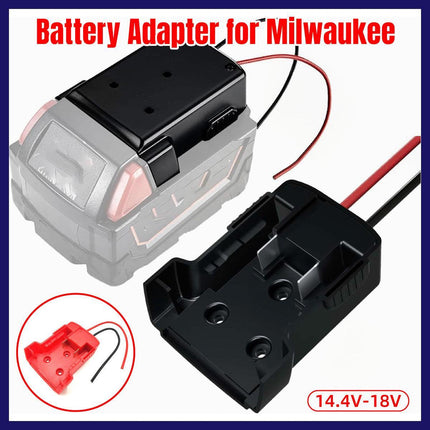 Diy For Milwaukee M18 Xc 18V Diy Project Battery Adapter/Base Power 2 Wirings