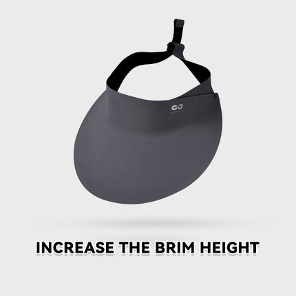 Foldable Sun Visor Hat Lightweight Breathable Wide Brim for Outdoor Summer Activitie