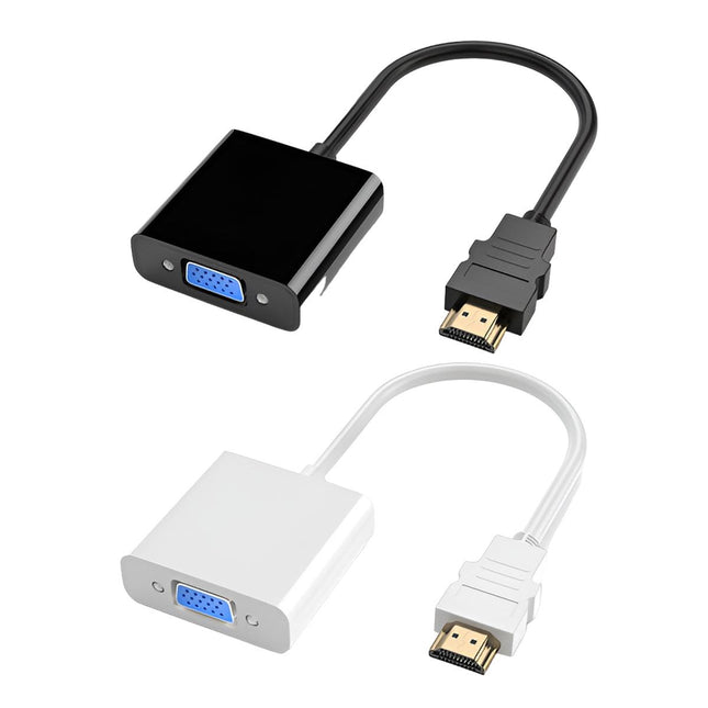 Jasoz 1080P Hdmi Male To Vga Female Video Adapter Cable Converter Chipset