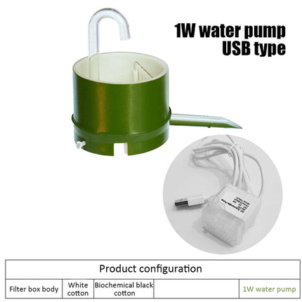 Small Aquarium Filter Box Three in One Bamboo External Water Tank Filter or Bamboo Rack