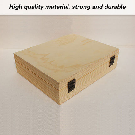 74 Slot Wooden Essential Oils Storage Box 1 Tier Bottle Organizer Rack