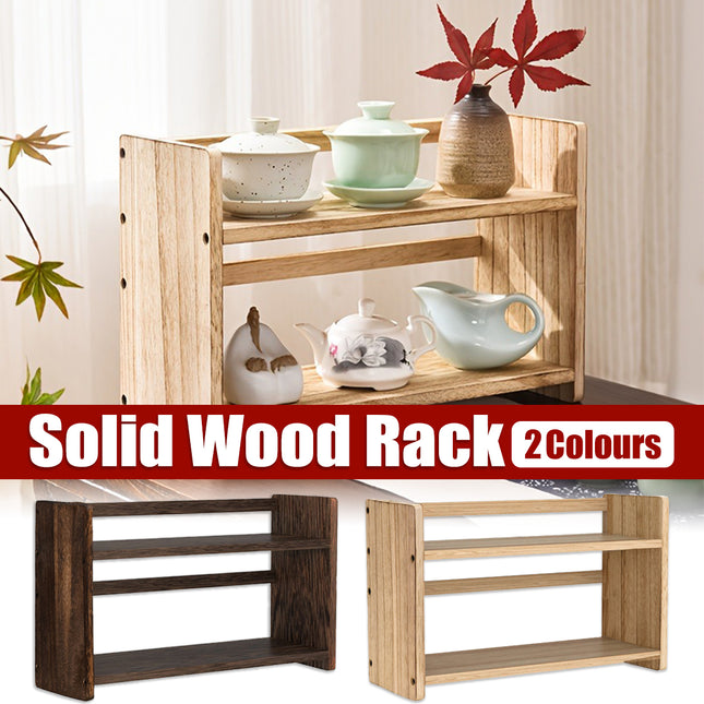 Solid Wood Movable Bookend Storage Decoration For Home Office Desk Shelf Durable