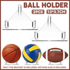 2PCS Ball Holder Organizer Storage Rack Acrylic for Basketball Soccer Volleyball