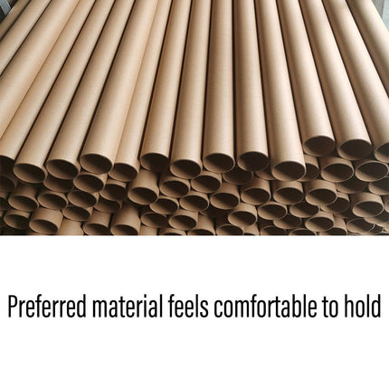 Kraft Paper Tubes 10pcs Round Poster Packaging Tubes Handmade Storage Containers