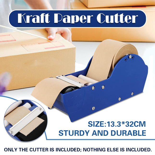 Water Activated Kraft Tape Dispenser Gummed Paper Sealer Cutter For Packing Box