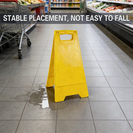 2PCS Caution Warning Signs Standing Floor Sign A Frame Stand Safety Durable