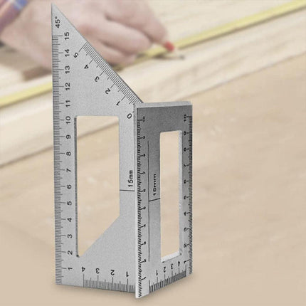 Right Angle Ruler Multifunctional Carpentry Tool Scribing Ruler Combination Tool