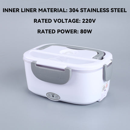 2 In 1 High Power Heatable Quick Heating Electric Lunch Box Fast Heating 1.5L