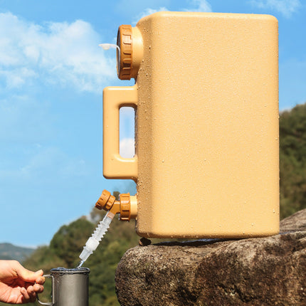 Portable 20L Water Tank Container with Tap Camping Car Outdoor Storage