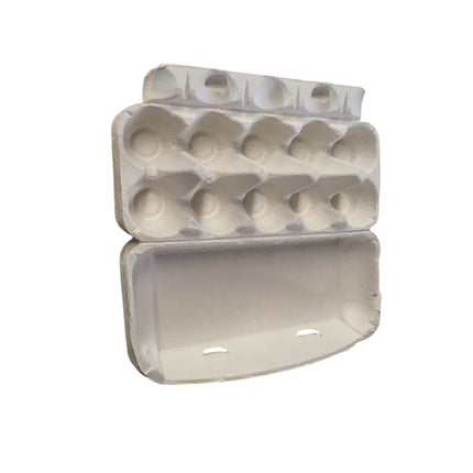 150PCS Paper Egg Tray 10 Slot Molded Pulp Leak-Proof for Egg Packaging Use