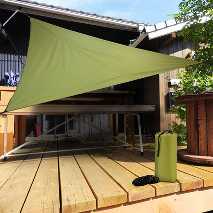 Outdoor Sunshade Sail Triangular Canopy Waterproof Shelter Cover Garden Patio