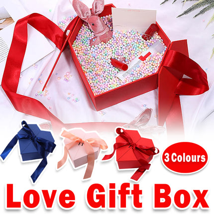 Gift Box Empty Love Birthday Box for Presents Decorative Packaging for Gifts