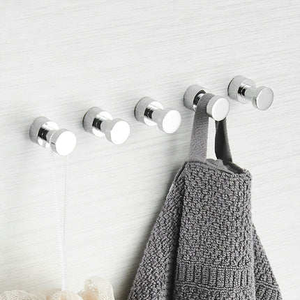 Wall Mounted Coat Hook Single Hook Metal Coat Rack Clothes Key Holder Bathroom