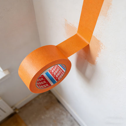 Orange Washi Masking Tape Fine Paint Heat Resistant Hand Tearable 5cm x 50m