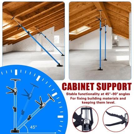Telescopic Support Rod Adjustable 30-59cm Sturdy Cabinet Lift