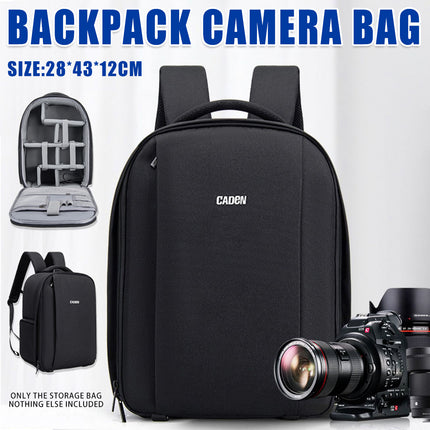 Outdoor Portable Double Shoulder Digital Camera Bag Water Resistant Shockproof
