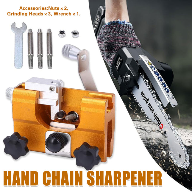Shaking Chain Grinder Portable Household Tool Chain Clip Sharpening for Repairs