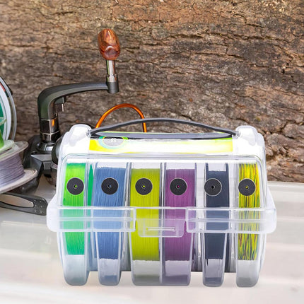 Multifunctional Fishing Line Organizer Storage Box Tackle Management Holder