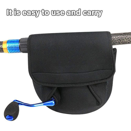 Fishing Reel Protective Cover Neoprene Wrap Case for Spinning Baitcasting Reels