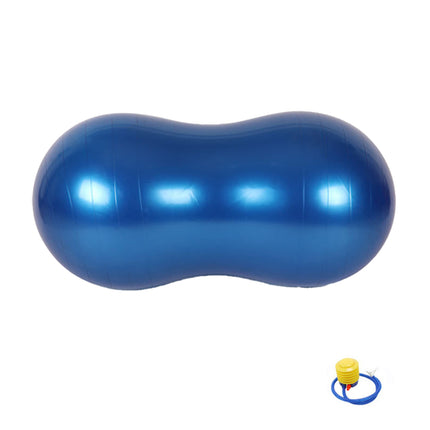 Thickened Capsule Shape Yoga Pilates Ball Anti Burst Fitness Stability Trainer with Pump
