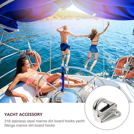 3PCS Stainless Steel Spring Hooks Heavy Duty Clip Hook for Boat Coat Hanger Use