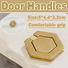 Modern Cabinet Door Handle Single Hole 6 Sided Pull Handle for Drawer Closet