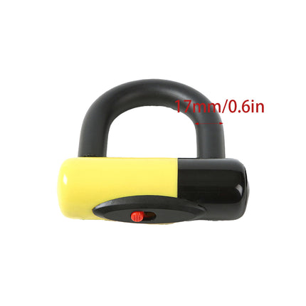 Motorcycle Bicycle Chain Lock with U-Lock Hardened Steel Anti-Theft Keyed Set