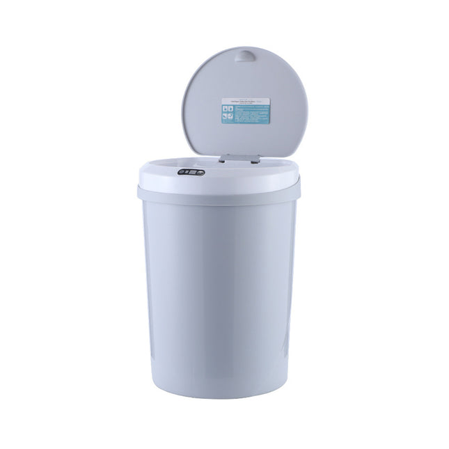 Smart Sensor Trash Can 12L Automatic Grey Waste Bin Electric Touchless Kitchen