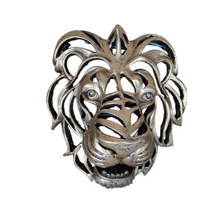 Lion Head Wall Decor Resin Wall Hanging Sculpture Home Living Room Decoration