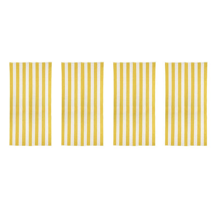 4pcs Striped Bath Towels 75x150cm Soft Absorbent Cotton Towels for Bathroom