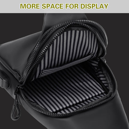 Large Capacity Chest Crossbody Bag Waterproof Durable for Travel Daily Use