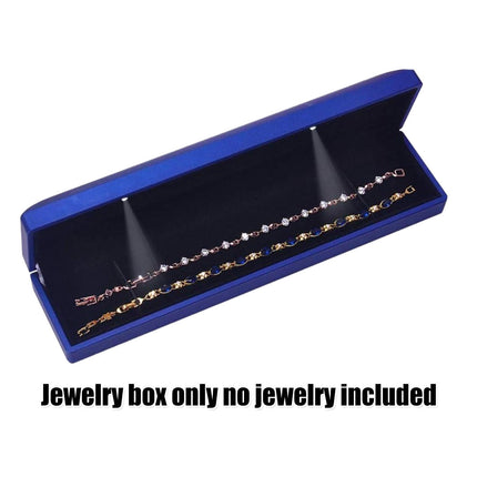 Creative LED Light Jewellery Storage Box Durable for Necklace Display