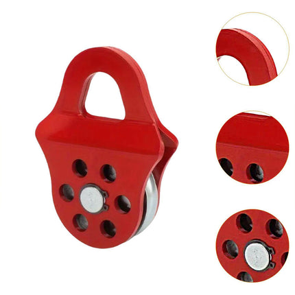 Off Road Recovery Winch Pulley Snatch Block Tackle Tow Hook Accessory Heavy Duty