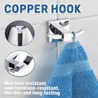 Perforation Free Coat Hook Wall Mounted Towel Hanger for Bathroom Hat Hanging